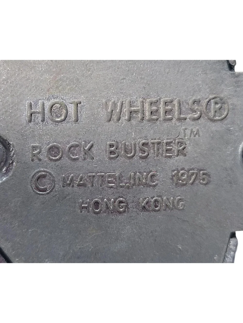 1975 Hot Wheels Chrome Rock Buster Hong Kong